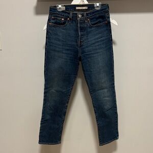 Levi’s wedgie straight jeans.